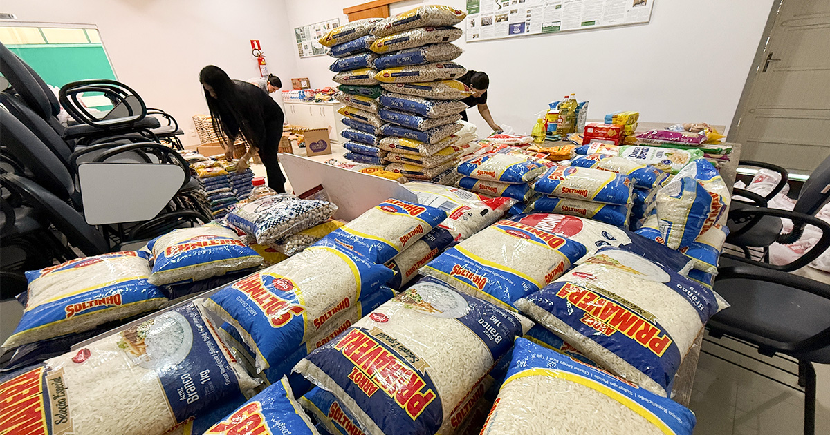 Trote Solidário mobiliza acadêmicos de medicina e arrecada mais de 2,5 toneladas de alimentos em Porto Velho