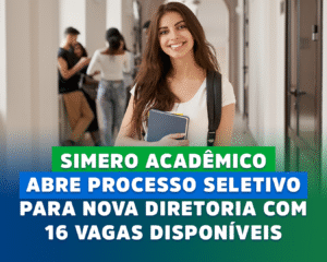 Simero Acadêmico abre processo seletivo para nova diretoria com 16 vagas disponíveis